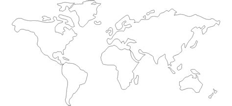 dünya haritası dxf